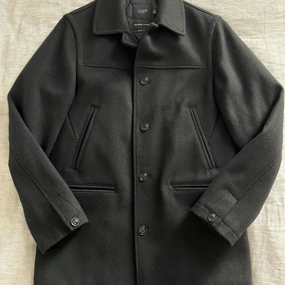 J. Crew Black University Jacket Pea Coat - Vintage - Men’s - Picture 10 of 16